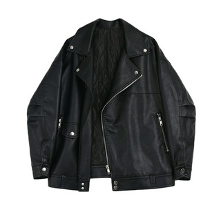 Korean style 2023 spring and autumn motorcycle jacket leather jacket