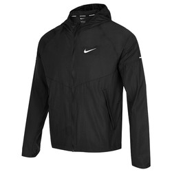 Nike Men's Running Jacket Summer New Water-Repellent Breathable Woven Hooded Sports Jacket DD4747-010