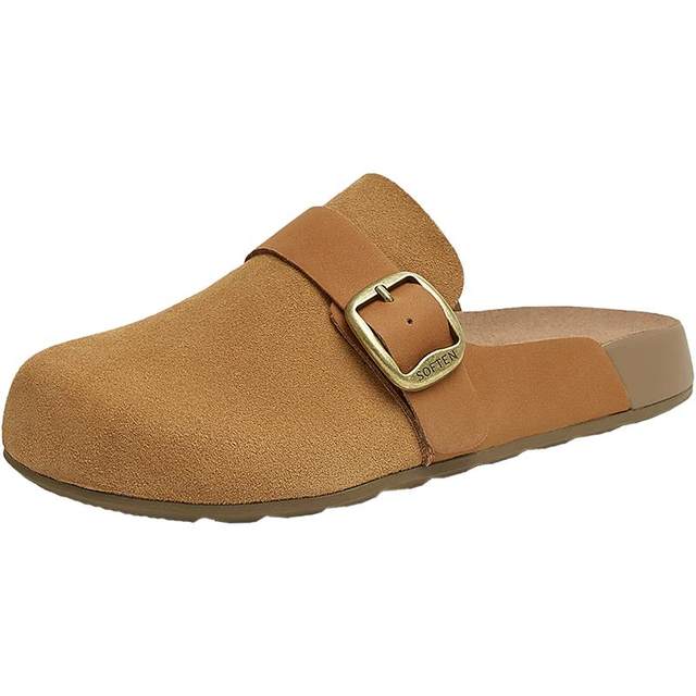 Best 2025 summer new style shopping malls with simple casual casual brenkin shoes flat heel women's singles A9757BH5