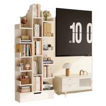 Signmaker bookshelf floor-standing storage rack for children and students home multi-layer storage shelf living room wall simple bookcase