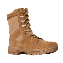 新式作战训靴男款夏季超轻透气沙漠靴防水防刺高帮棕色作训练靴子