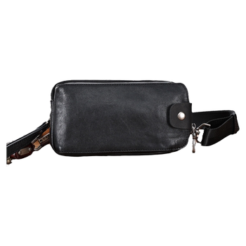 Wanye first-layer cowhide sports and leisure mini mobile phone bag