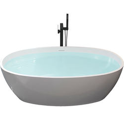 Watmar Yayli Independence Bathtub Household Adult European Simple Elliptical Basne 1.3-1.7 meters