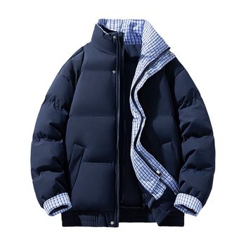 Small, big and good-looking fake two-piece couple's cotton suit Small, big and good-looking fake two-piece couple's cotton suit