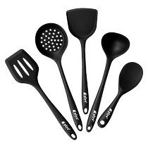 Silicone spatula household high temperature resistant non-stick pan special food grade spoon cooking spatula long handle large spoon 1102