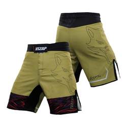 Vszap comprehensive station standing fighting sports MMA training shorts men and women UFC kicked boxing competition Thai boxing fast dry
