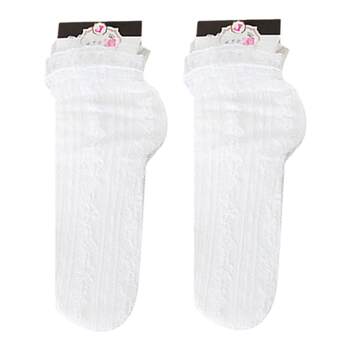 Hollow mesh lace pile socks summer ultra-thin mesh lace socks women's mid-calf socks fairy sweet stockings