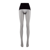 LingTouch Aya Liu Guang™ 5D shiny and sexy ultra-thin black silk deep crotch seamless crotch stockings for women