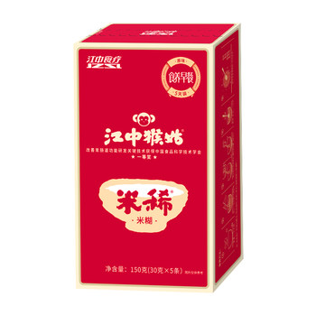 Jiangzhong hougu rice paste original rice paste hericium mushroom stomach nourishing meal replacement nutrition ready-to-eat brewed food 300g