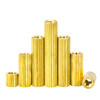 Knurled double-pass circular security monitoring screw column