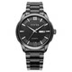 Fiyta dazzling black men's simple mechanical watch