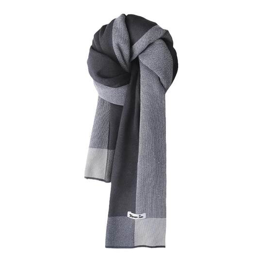 High-end Korean style winter thickened pull-back scarf for couples