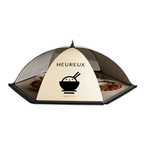 Allemand Couverture végétale Hood 2024 New Home pliable Anti Fly Leftover Food Food Anti-Dust Umbrella Mesh Table Hood