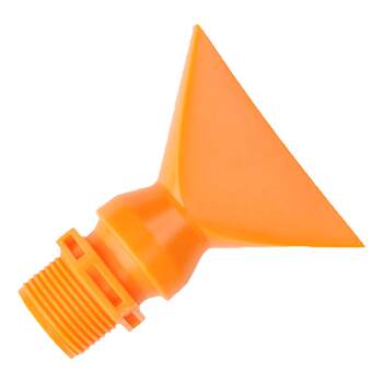 Plastic flat fan-shaped flat head air blowing nozzle