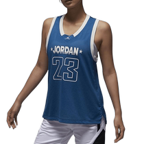 Jordan official Nike womens vest summer new breathable loose casual mesh FN6688-457