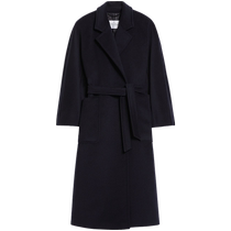 MaxMara2024 autumn and winter new womens wool cashmere lace-up coat 1016074206