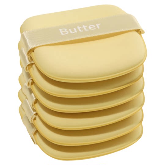 Wet and dry butter gas cushion powder puff without powder concealment