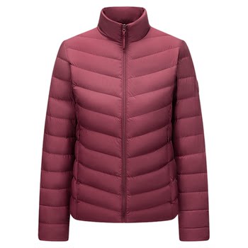 Bosideng 26 new short thin down jacket women's jacket portable stand collar three-proof liner