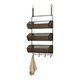 Bathroom hanging basket bathroom door rear storage rack