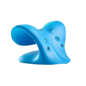 C-shaped cervical spine curvature repair pillow and neck protector