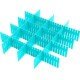 Free combination of drawer storage partitions