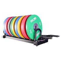 Removable barbell plate storage rack fitness plate storage rack with wheels trolley barbell bar storage rack