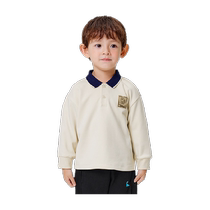 Balabala childrens clothing boys long-sleeved T-shirts POLO shirts new style childrens baby autumn and winter lapels