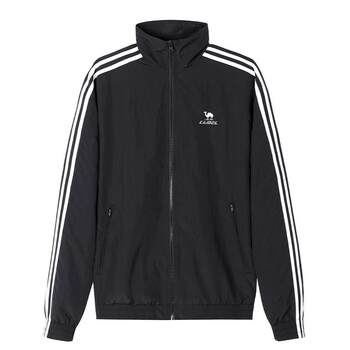 Camel stand collar windbreaker jacket men and women