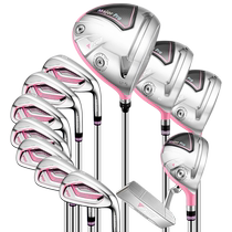 PGM – ensemble complet de Club de Golf pour femmes ensemble de fer à repasser léger en Fiber de carbone à rebond élevé sac télescopique
