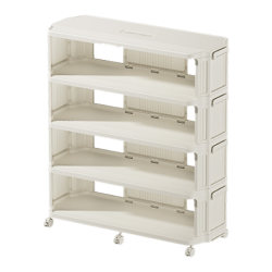 Dormitory simple shoe rack home door multi-layer movable shoe storage artifact rental house entry storage rack