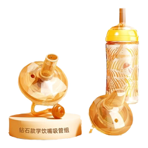 Ammatch adapted bay kiss bottle accessories Drinking Cup Pacifier Duckbilled Infant Child Suction tube for milk bottle Big baby