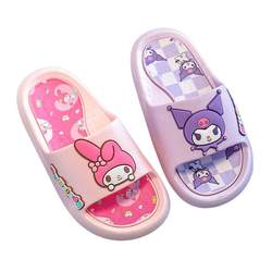 Sanrio girl slippers Girls in summer anti -slip room children's cool drag Moseti children room Curomi