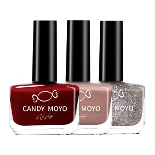 Candymoyo red nail polish toe autumn and winter 2025 new no-bake fast drying non-toxic long-lasting cherry