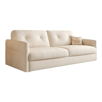 Pashaman fabric sofa living room modern simple small apartment cream style adjustable cloud straight sofa apartment