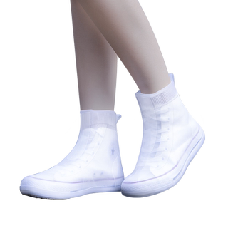 Rain boot cover rainproof adult shoe cover rainproof rain