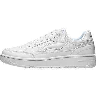 李宁板鞋男款软底黑色休闲鞋舒适软弹百搭小白鞋女子鞋平板运动鞋