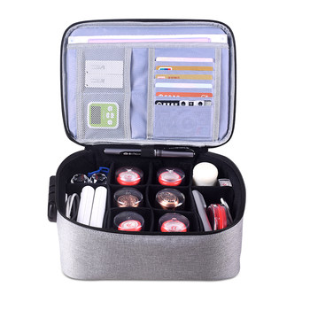 Credit ink pad portable multi-functional financial seal box