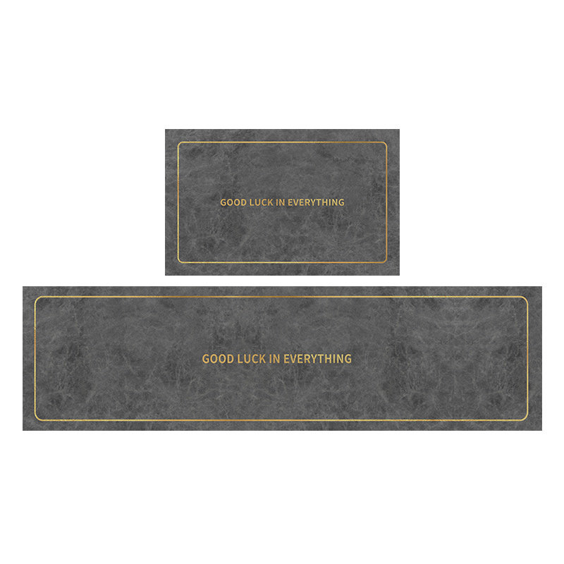 No-wash absorbent kitchen mat