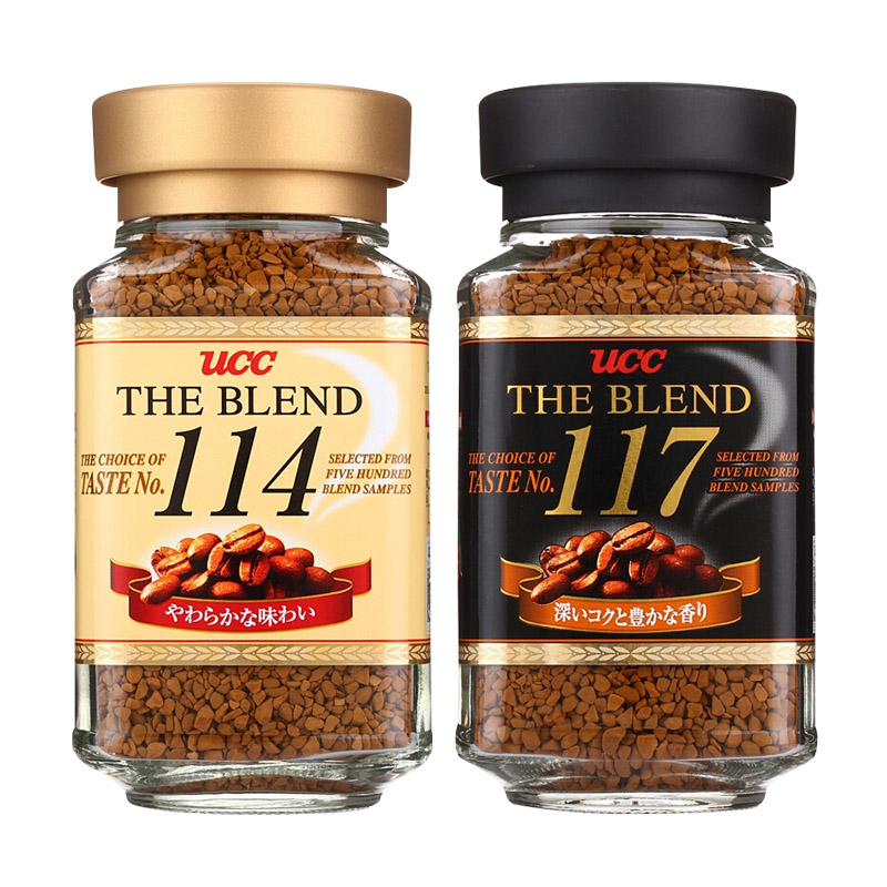 UCC117 freeze-dried instant black coffee powder 90g