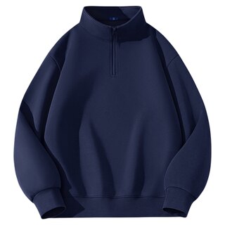 GENIOLAMODE卫衣男款立领加绒保暖内搭秋冬季2025新款休闲打底衫