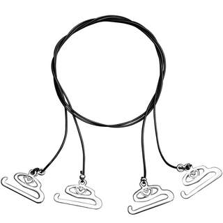 透明肩带女无痕一字领文胸防滑不勒可外露胸罩内衣隐形细带子配件