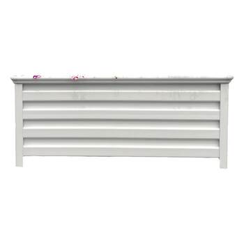 Aluminum alloy planting flower box outdoor courtyard customized flower pot