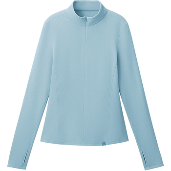 Bottom shirt with zipper bottom velvet