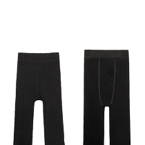 2 packs of black leggings for women to wear outside spring socks pantyhose autumn and winter plus velvet black stockings bare legs artifact