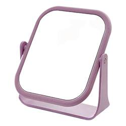 Handheld Makeup Mirror, Large, Simple, Double-Sided, Rotating, Dormitory Desktop Vanity Mirror, Student Desktop Princess Mirror, Portable