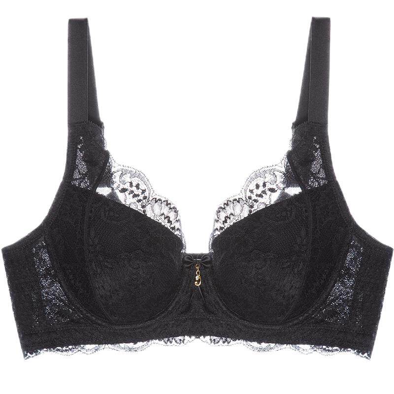 伊丝艾拉蕾丝薄款文胸 收副乳防下垂大胸显小调整型内衣女胸罩bra