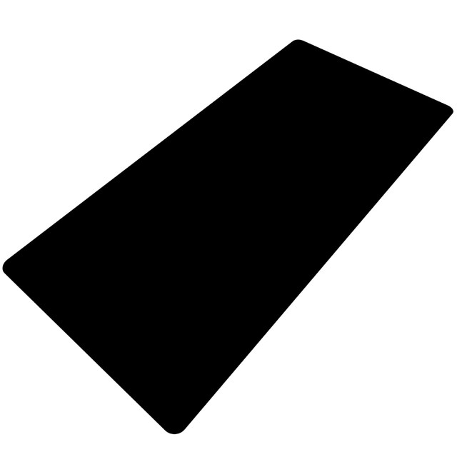 Solid Color Simple Pure Black Mouse Pad