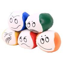 Cartoon sandbags small leather round sandbags throwing sandbags game sandbag balls pu small sandbags