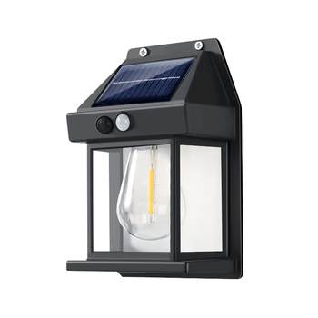 Outdoor waterproof solar induction wall light with high brightness