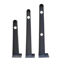 Customized iron T-shaped steel glass canopy steel beam corbel bracket H-shaped steel structure I-beam point type curtain wall claw